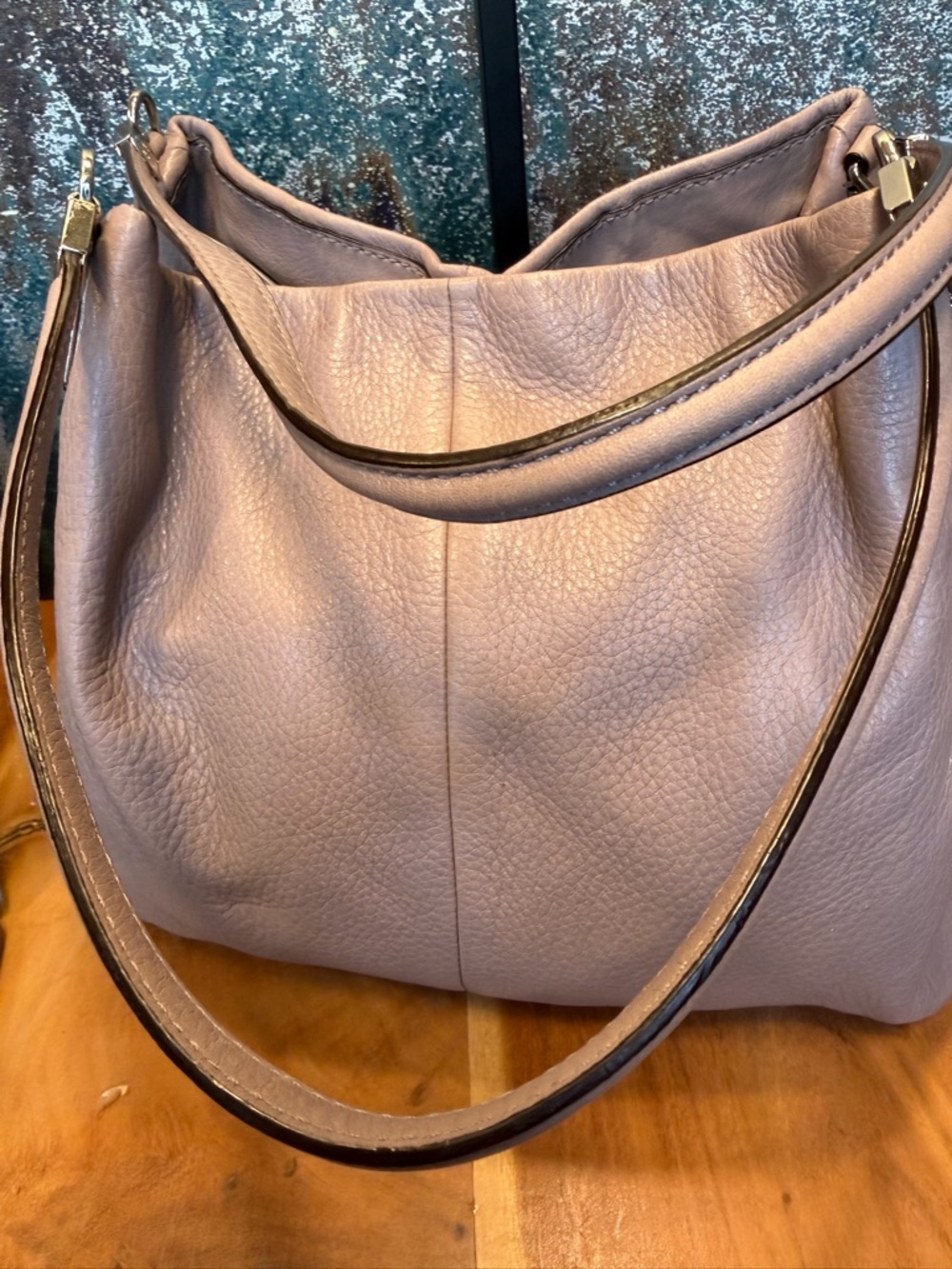 Coach Classic Madison Phoebe Taupe Leather Shoulder Bag 2013 (VGUC) - Picture 6 of 16
